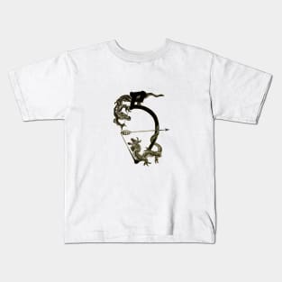 Mythological Bow and Arrow Dragons Kids T-Shirt